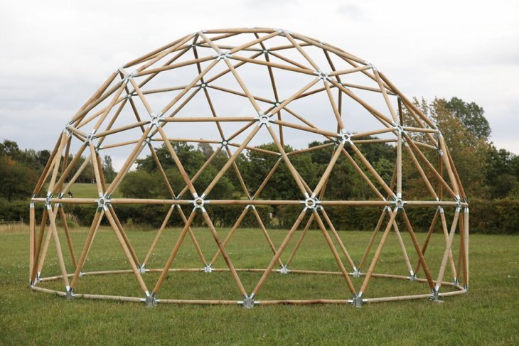Rancangan Geodesic Dome (kubah geodesi) 
