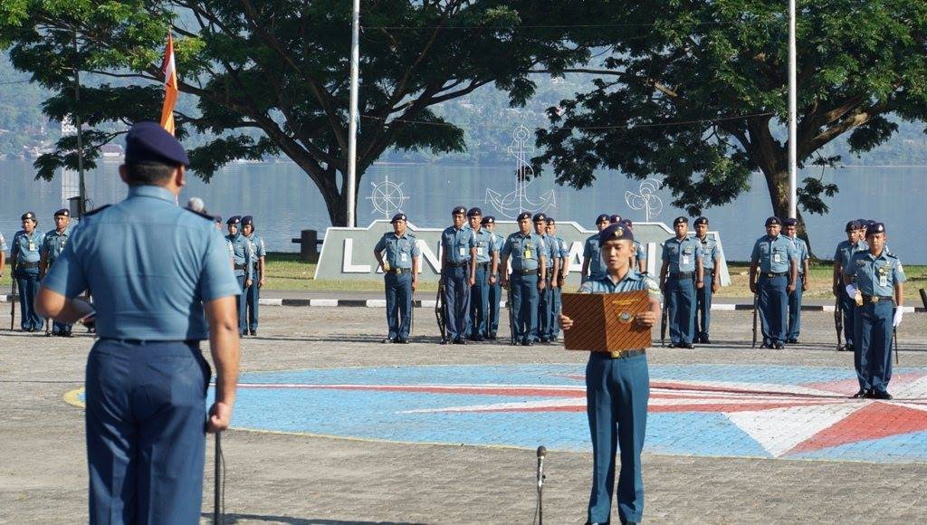 Upacara peringatan HSP di Pangkalan Utama TNI Angkatan Laut (Lantamal) IX Ambon, 