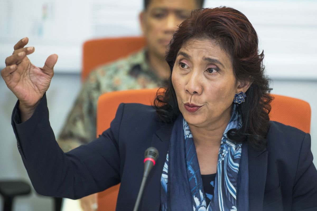 Menteri Kelautan dan Perikanan Susi Pudjiastuti 