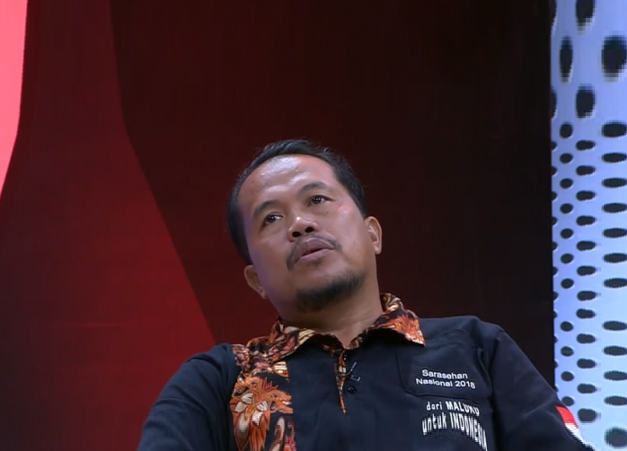 Jumu Tuani, salah seorang narasumber Ceramah deradikalisasi di Batumerah, Kota Ambon, Senin (24/12/2018) saat tampil dalam wawancara di KompasTv, Kamis 23 Agustus 2018 silam. 
