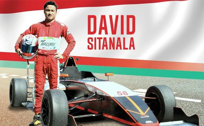 David Juliano Sitanala, pebalap muda asal Maluku di sirkuit internasional Formula 4 China