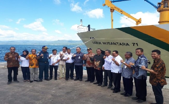 Kementerian Perhubungan (Kemenhub) RI resmi menyerahkan kapal tersebut kepada PT. Pelni (Persero), yang secara simbolis berlangsung di kantor PT. Pelindo 4 Ambon, Kota Ambon, Maluku, Sabtu (16/3/2019).