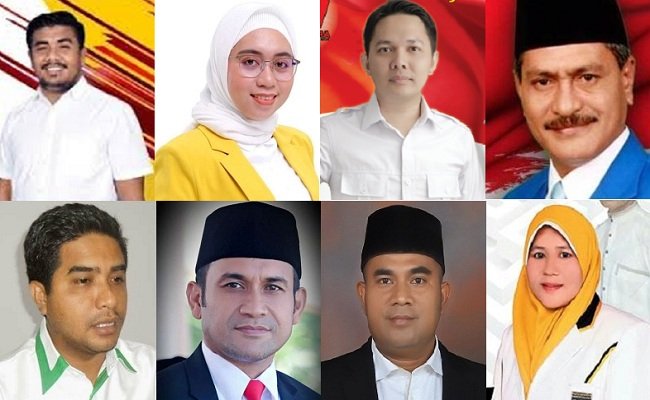 Sederet politisi muda dan wajah baru yang berhasil lolos menduduki kursi di DPRD Provinsi Maluku hasil Pileg 2019. (FOTO: BERITABETA.COM)