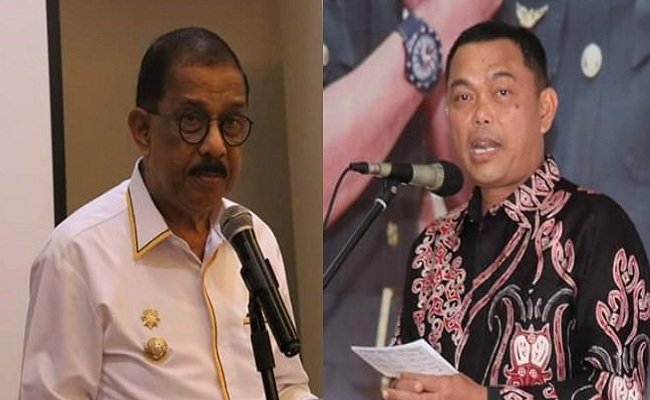 Walikota Ambon, Richard Louhenapessy (Kiri) dan  Pangdam XVI Pattimura Mayjen TNI Marga Taufiq