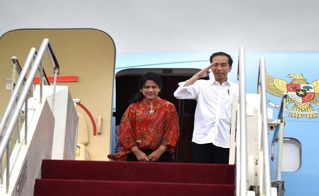 ILUSTRASI : Presiden Jokowi bersama ibu negara Iriana Joko Widodo saat melakukan kunjungan ke daerah 