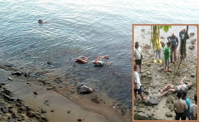 Sosok mayat yang diketahui bernama Ardy Marcelinda Tehupuring (17), ditemukan warga terapung di atas air laut pantai Dusun Erie, Desa Latuhalat, Kecamatan Nusaniwe, Kota Ambon, Sabtu (2/11/2019)