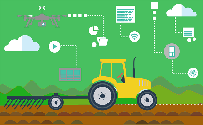 ILUSTRASI : Teknologi Pertanian Modern berbasis IT