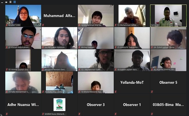 Kesatuan Aksi Mahasiswa Muslim Indonesia (KAMMI) Turki sukses menggelar Daurah Marhalah I atau Latihan Kepemimpinan Tingkat I virtual perdana dalam sejarah panjang pengkaderan KAMMI.