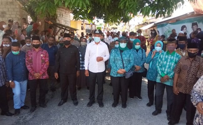 Kunjungan kerja (Kunker) Bupati Maluku Tengah (Malteng) Tuasikal Abua di Negeri Kailolo, Sabtu (21/11/2020)