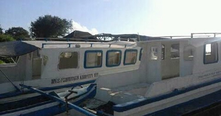 Ilustrasi Speedboat Dinas Perhubungan dan Infokom Kabupaten Maluku Barat Daya.
