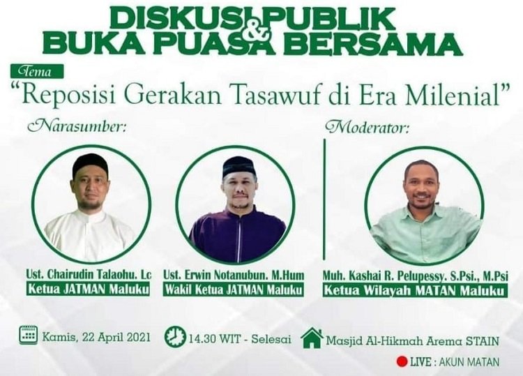 Diskusi ‘Reposisi Gerakan Tasawuf di Era Milenial’