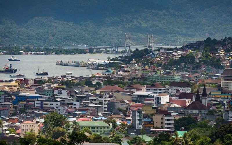Pemandangan Kota Ambon dari ketinggian (Foto : Istimewa)