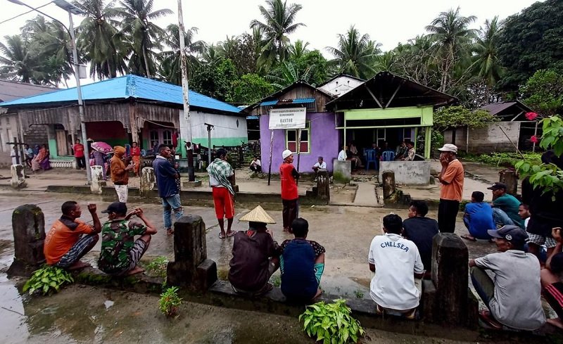 Rapat bersama BPNA dan masyarakat desa Gunak