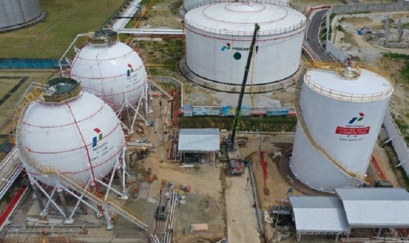 Lokasi pembangunan terminal LPG di Wayame, Ambon, Provinsi Maluku