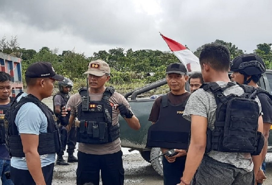 Suasana di wilayah Kali Brasa Dekai, Kabupaten Yahukimo, Selasa (18/5/2021) usai penyerangan dua prajurit TNI (Foto: Istimewa)