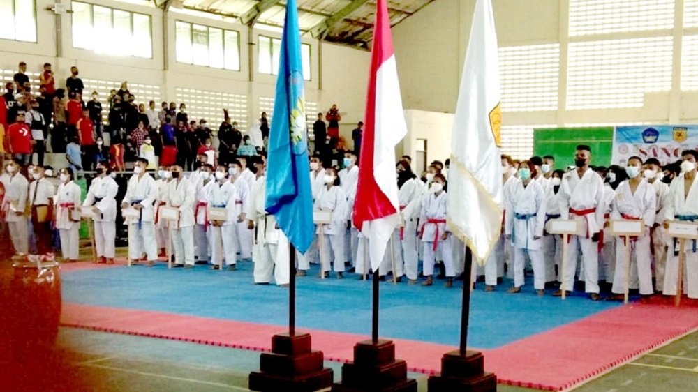 Penutupan Kejuaraan Karate UKM CUP II Tahun 2021 antar Gelanggang SMA/SMK/MA, Mahasiswa dan Umum.