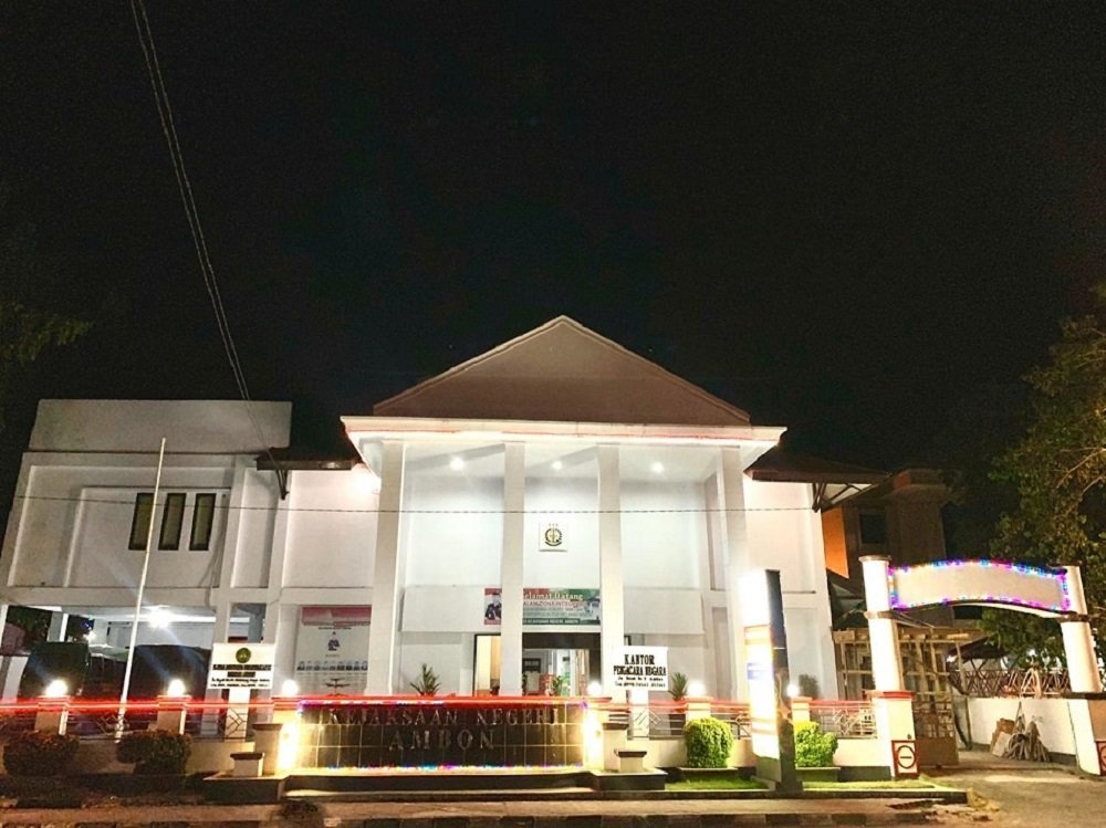 Gedung Kejaksaan Negeri Ambon di Jalan Rijali Belakang Soya Kecamatan Sirimau Kota Ambon, Maluku. /dok