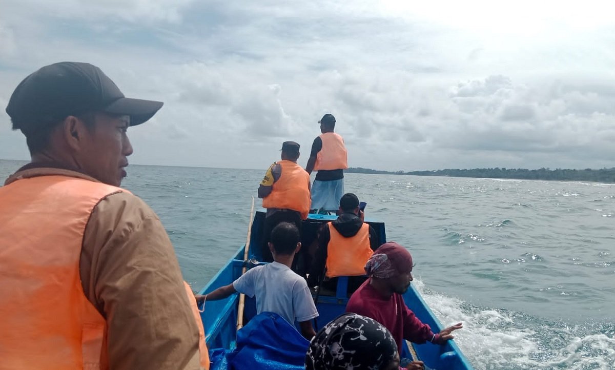 Pencarian korban Said Lattu (52), salah satu penumpang speedboat Argentina yang mengalami kecelakaan laut [Lakalaut] di perairan Desa Kamar, Kecamatan Kilmury, Kabupaten Seram Bagian Timur [SBT]