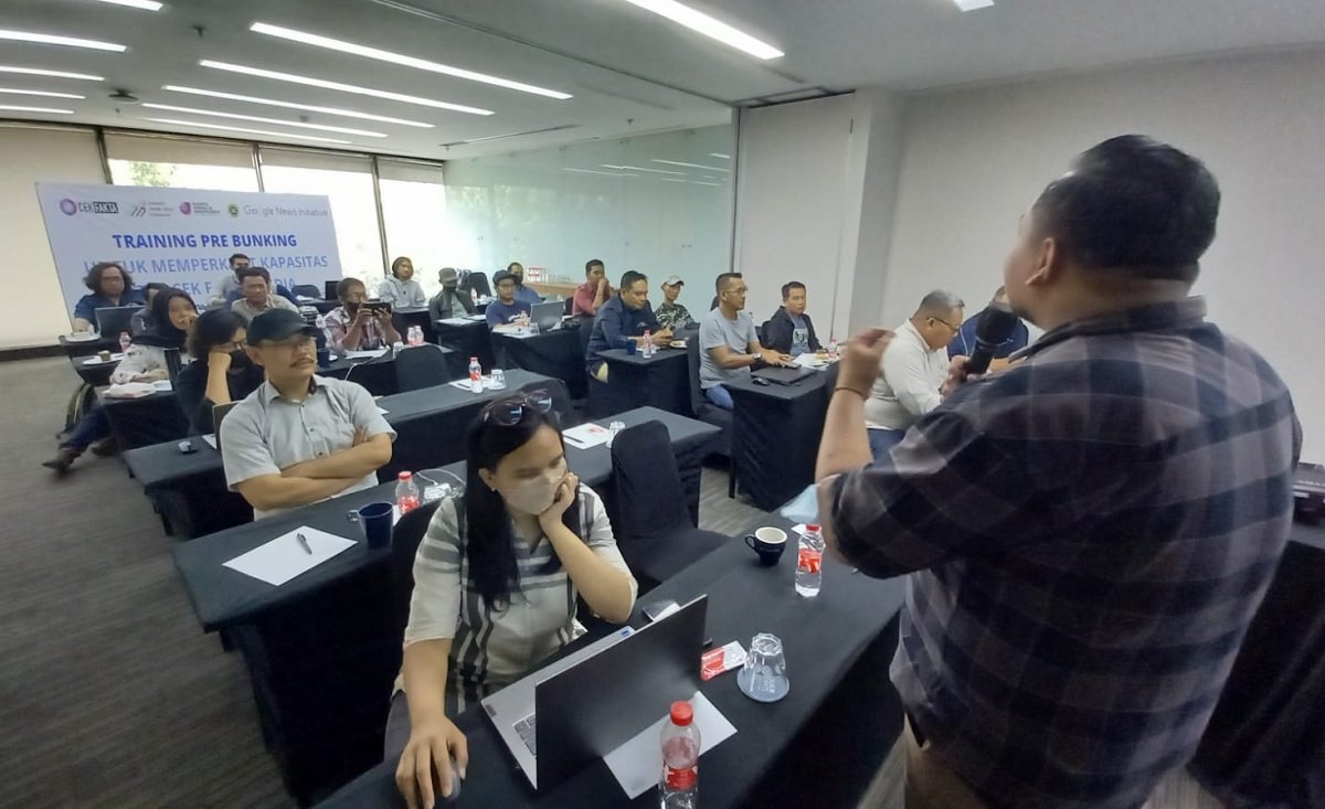 Pelatihan Pre-Bunking untuk jurnalis media anggota AMSI Wilayah DKI Jakarta, Kalimantan Timur, Kalimantan Tengah, dan Kalimantan Barat.