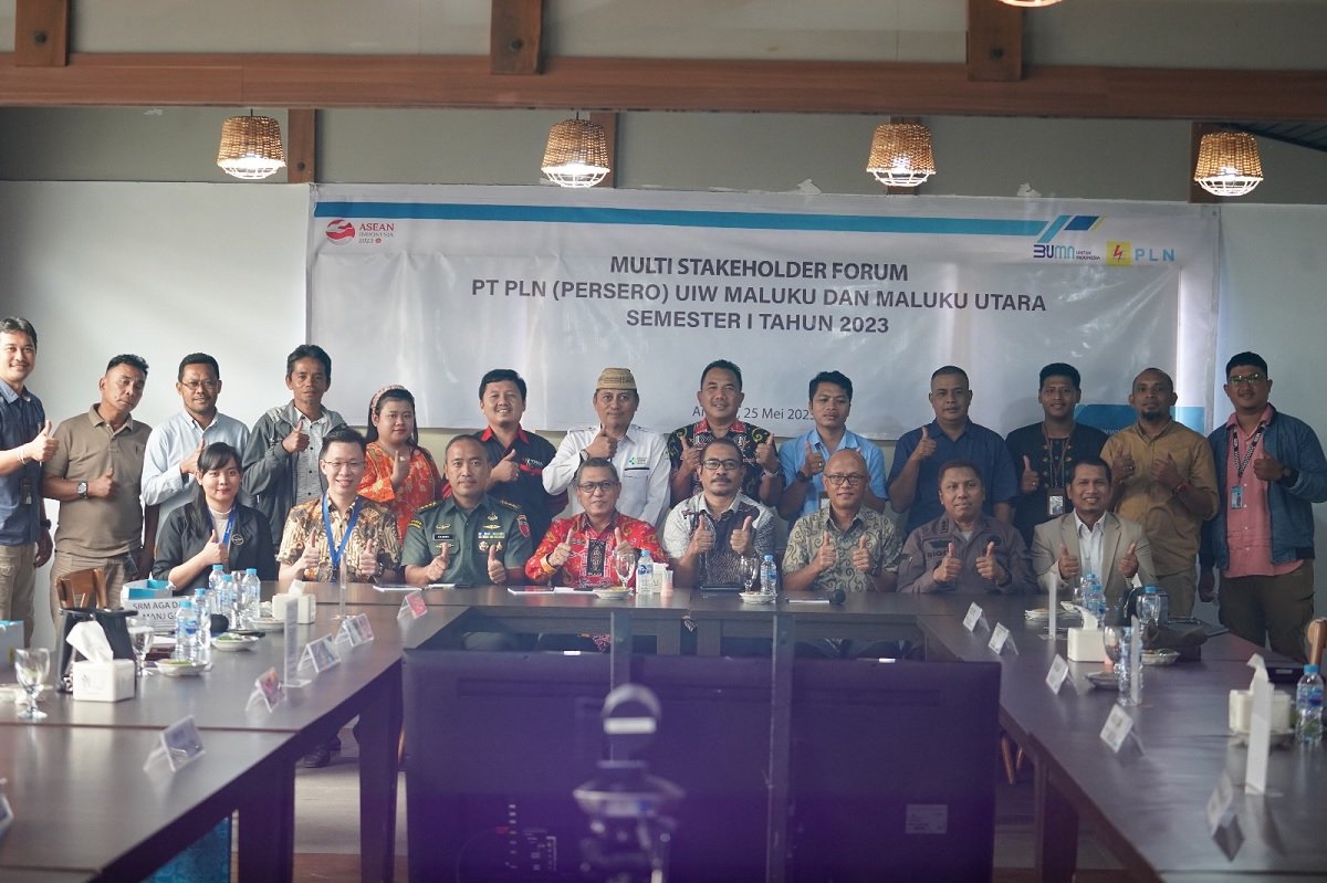 Pertemuan Multi Stakeholder Forum (MSF) atau Forum Pemangku Kepentingan di salah satu Venue di Kota Ambon, Rabu (25/4/2023).