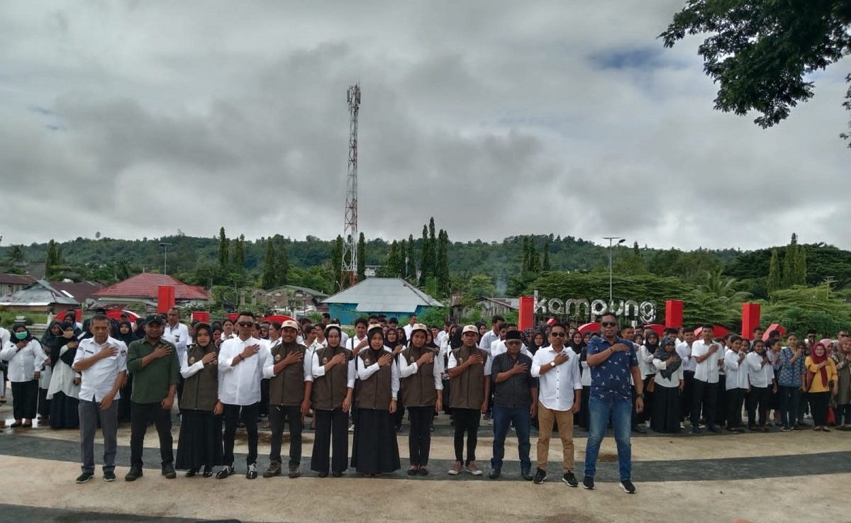 KPU Maluku Tengah menggelar apel siaga Pemutakhiran Data Pemilih di Kota Masohi