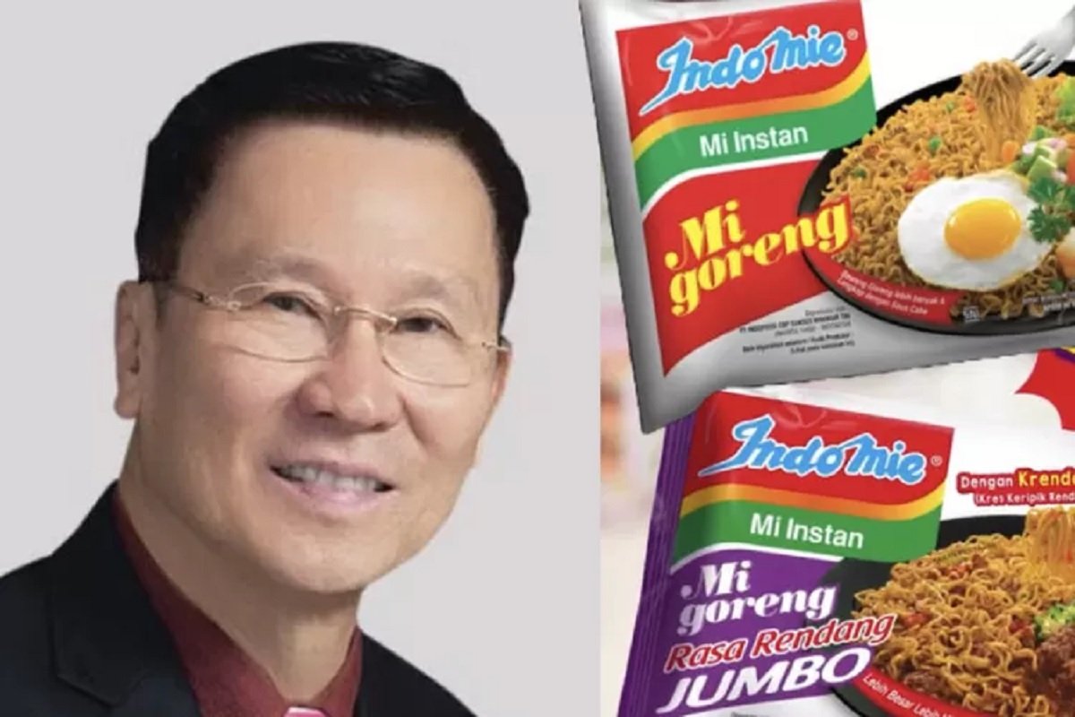 Djajadi Djaja penemu dan pencetus dari produk Indomie (Foto: kolase tangkapan layar tiktok @nazaeh dan Instagram @indomie)