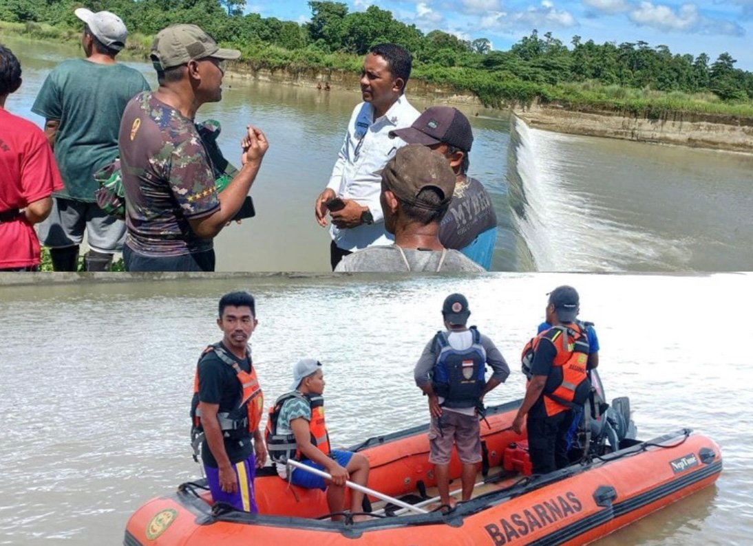 Proses pencarian seorang anak asal Desa Waiketam Baru, Kecamatan Bula Barat, Kabupaten Seram Bagian Timur (SBT) bernama Catur Irwasyah (8) yang dilaporkan hilang sejak hari senin sore.