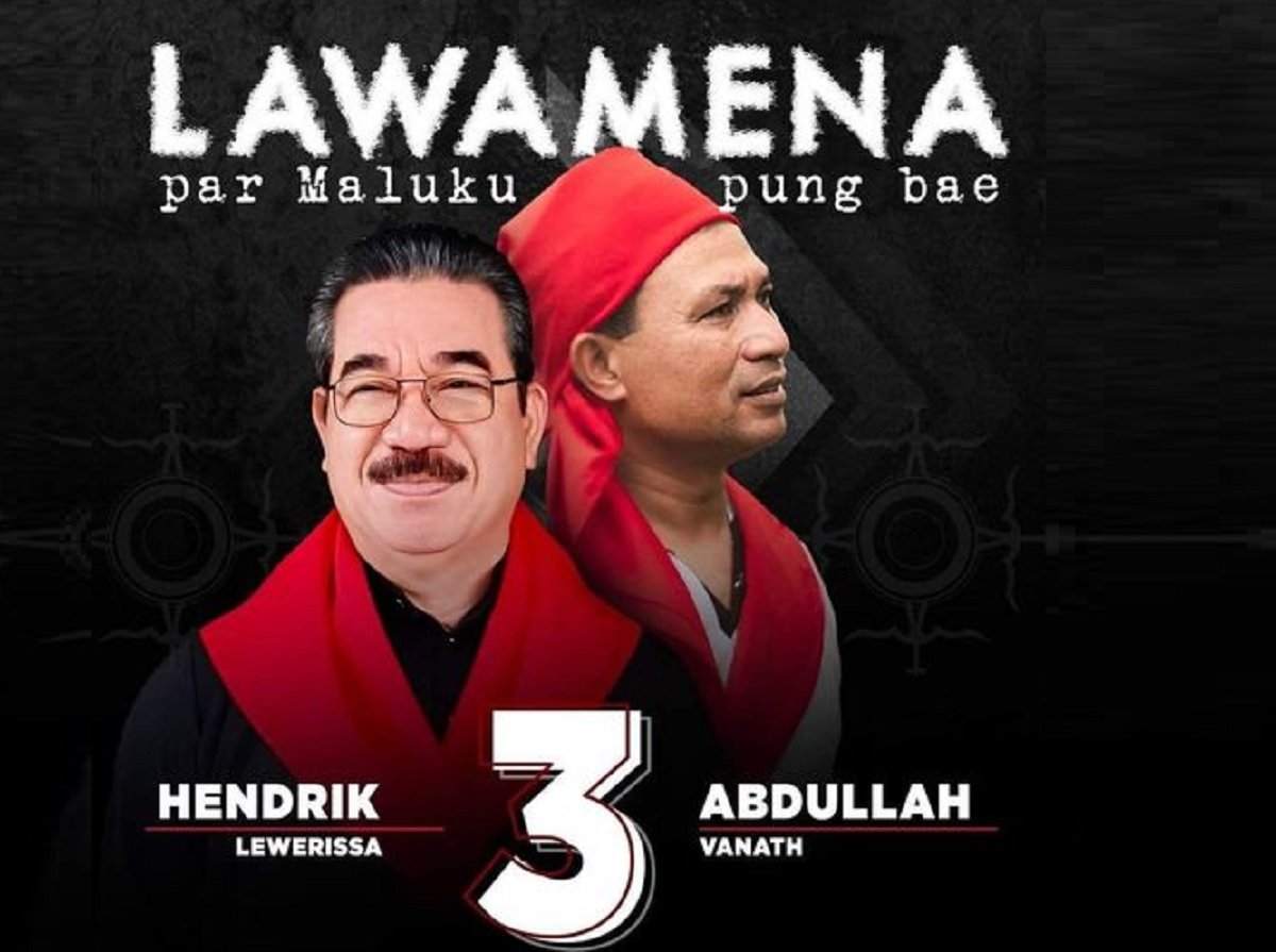 Paslon Gubuernur - Wakil Gubernur Maluku Hendrik Lewerissa -Abdullah Vanath