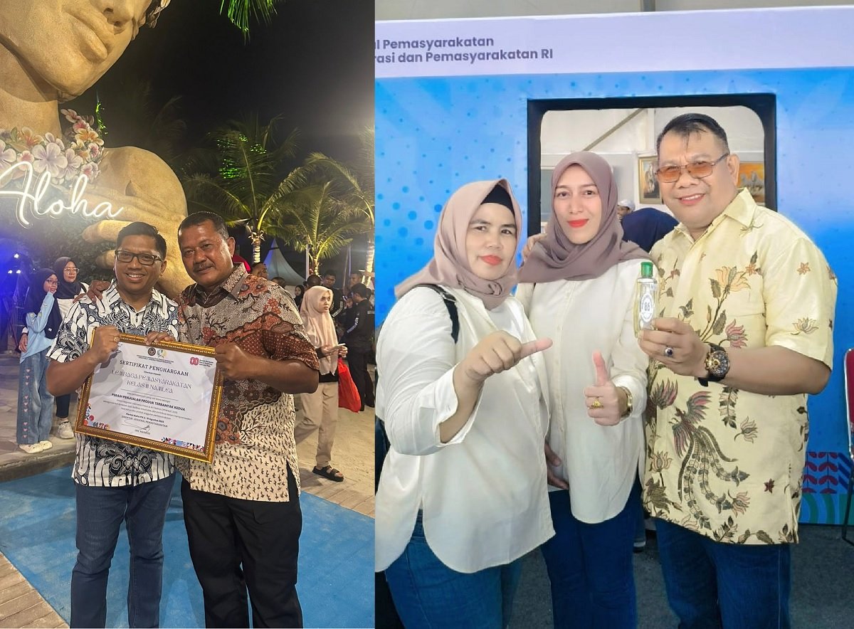 Produk olahahan minyak kayu putih 86 buatan warga binaan lapas Namlea yang laris manis di ajang  Indonesian Prison Products and Arts Festival (IPPAFest) 2025.