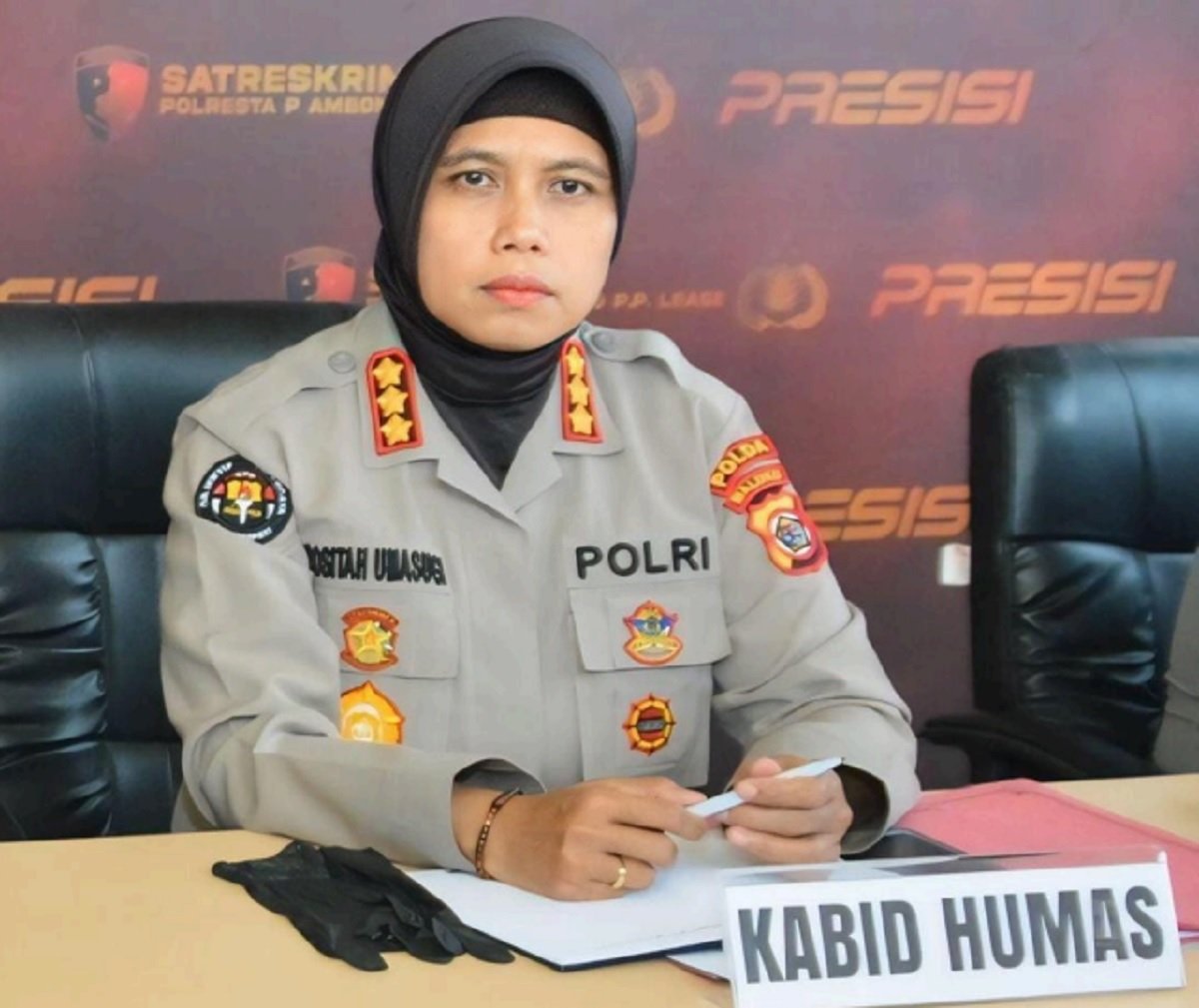 Kabid Humas Polda Maluku, Kombes Pol. Rositah Umasugi, SIK