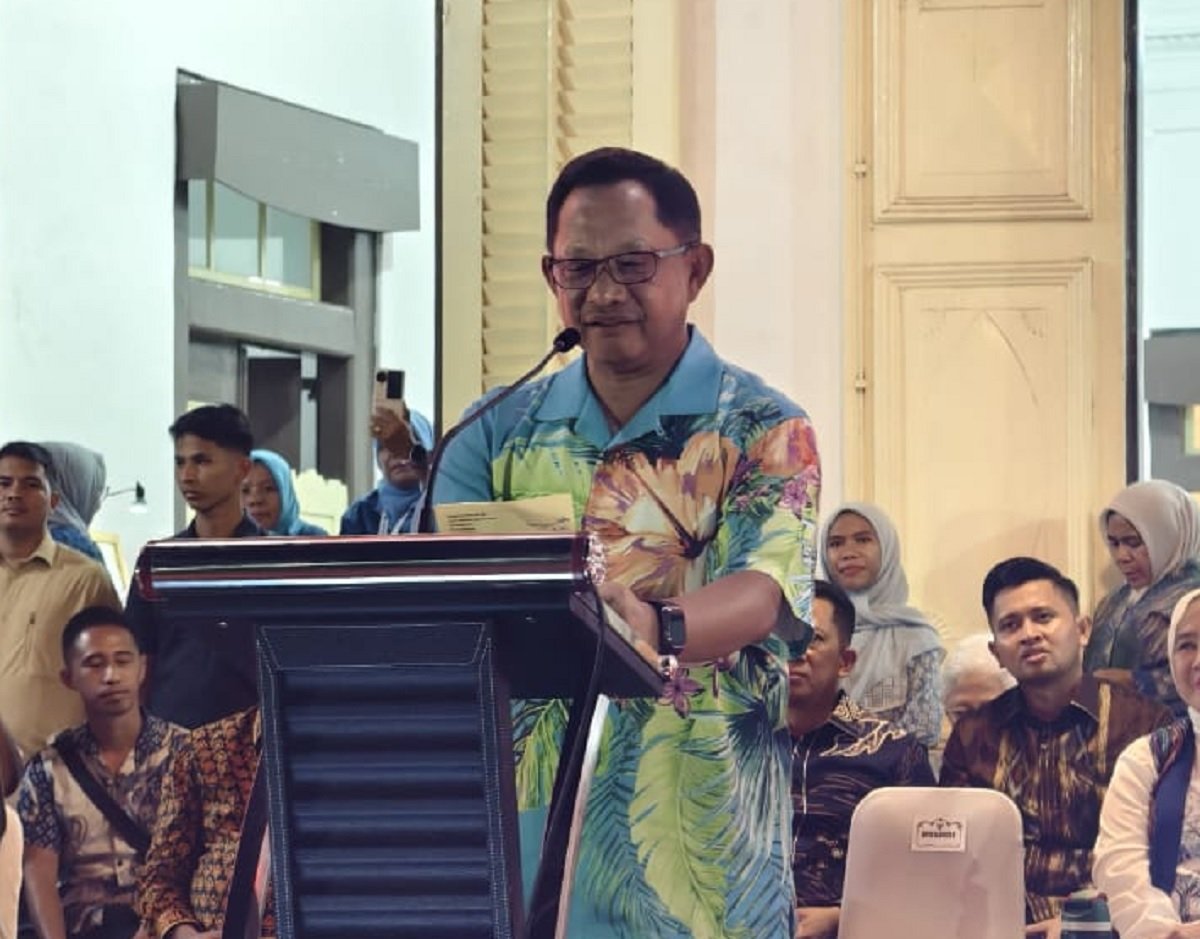 Menteri Dalam Negeri Tito Karnavian saat membuka Festival Banda Heritage di Istana Mini Banda